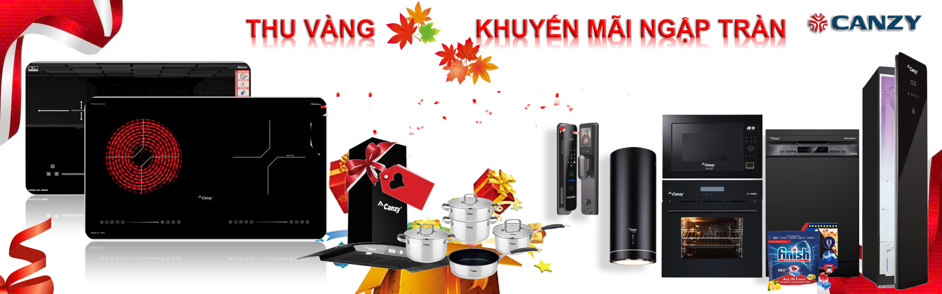 Bếp điện từ kết hợp Canzy