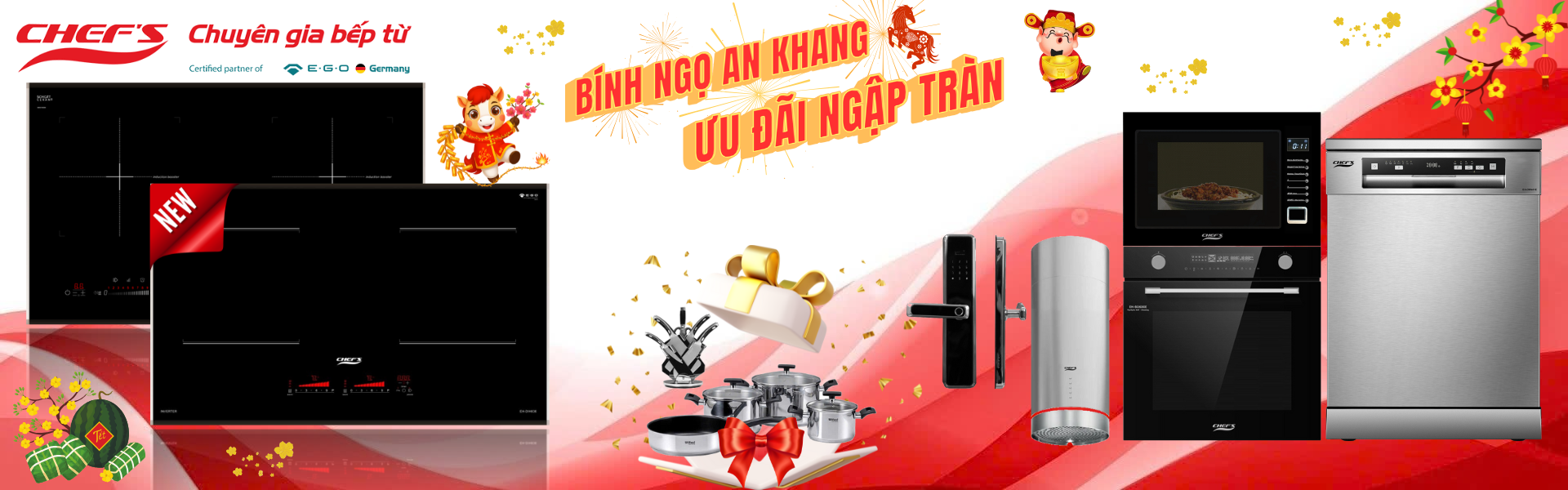 Bếp điện từ Chefs
