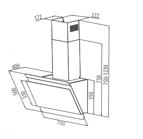 Máy Hút Mùi Canzy CZ 888 - 3 Máy Hút Mùi Canzy CZ 888 - 2