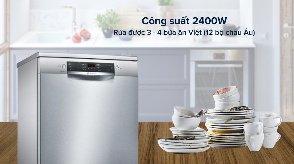 MÁY RỬA BÁT BOSCH SMS46GI01P – Tổng Kho Bếp Nhập Khẩu