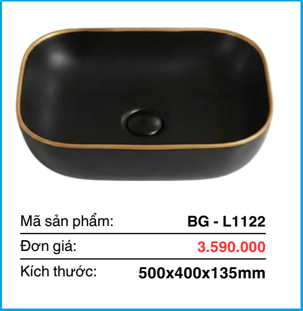 Lavabo B-GEM BG-L1122