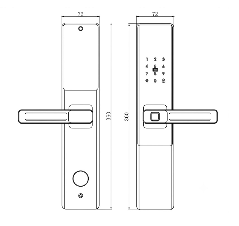 Khóa Điện Tử KASSLER KL-567 CNC GOLD APP TTlock