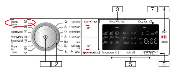 Máy Giặt BOSCH HMH.WAT24480SG | Serie 6