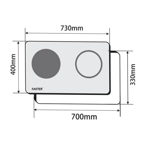 Bếp Điện Từ FASTER FS 2SIR
