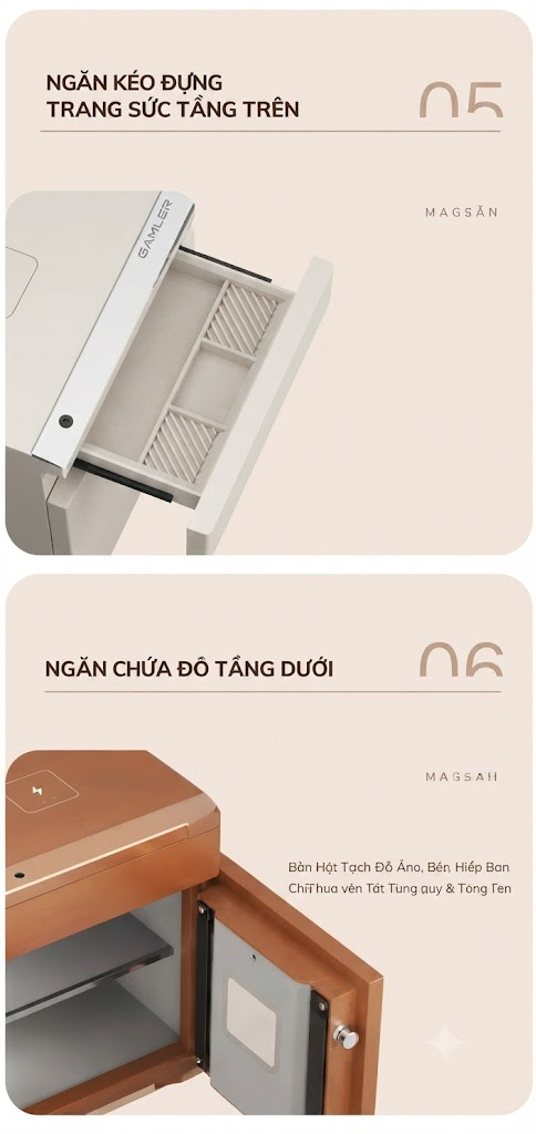 Két Sắt Thông Minh KASSLER KL-G1II Nâu Mocha
