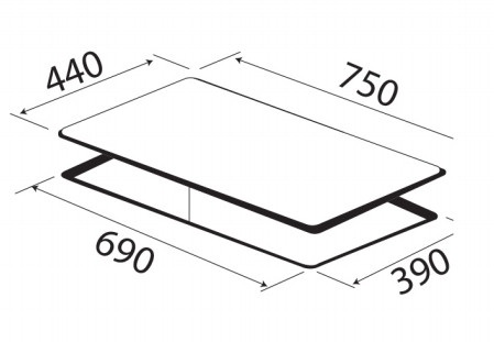 Bếp gas âm KAFF KF-668