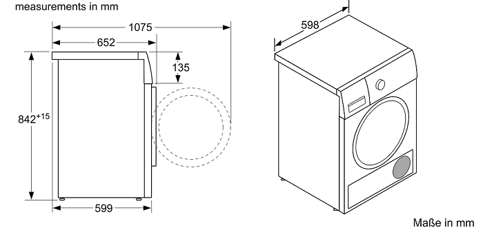 Máy Sấy BOSCH HMH.WTX87MH0SG | Serie 8