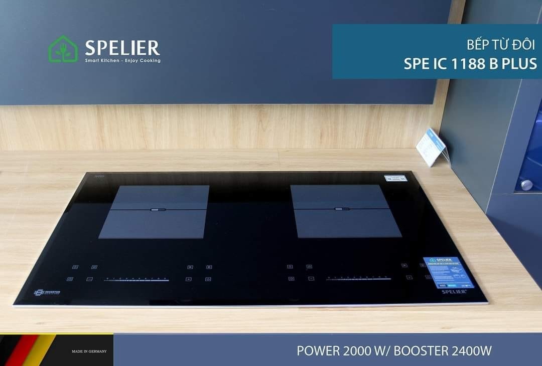 BẾP TỪ ĐÔI SPELIER SPE-IC1188B