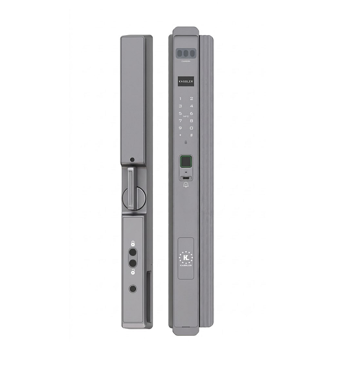 Khóa Điện Tử KASSLER KL-539 CNC VF Pro Silver APP Tuya