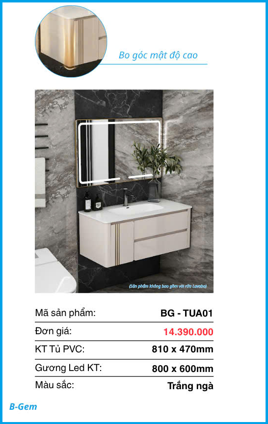Tủ Lavabo B-GEM BG-TUA01