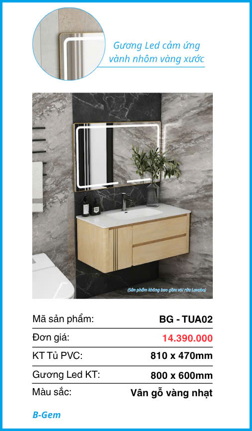Tủ Lavabo B-GEM BG-TUA02