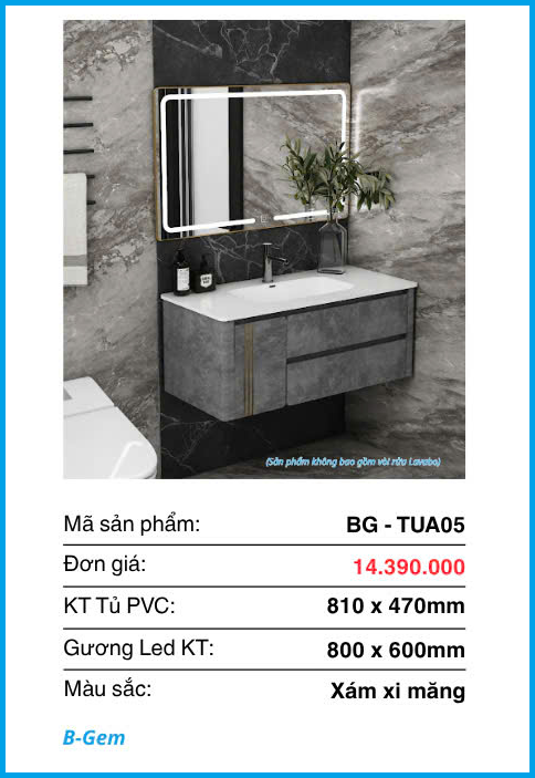 Tủ Lavabo B-GEM BG-TUA05