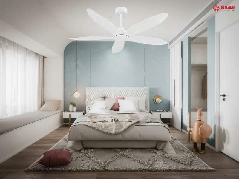 Quạt Trần FENGYE-MILAN FY586 Màu trắng