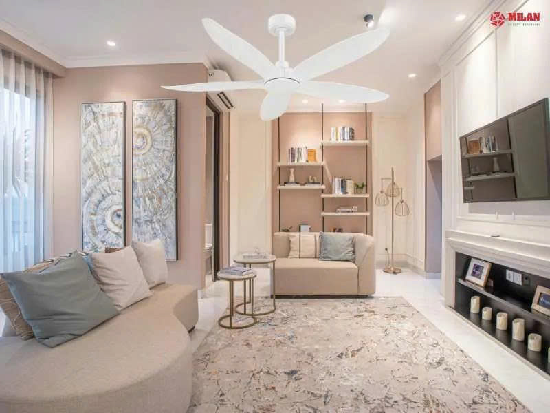 Quạt Trần FENGYE-MILAN FY586 Màu trắng