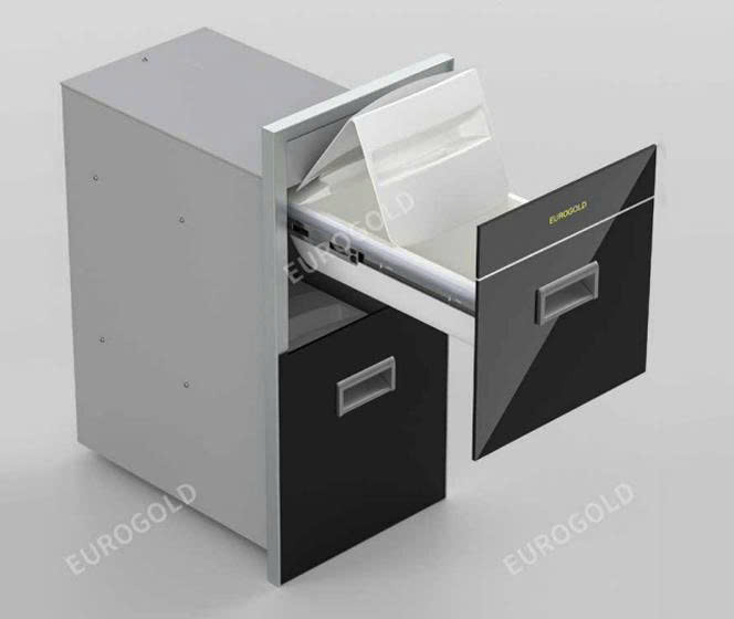 Thùng gạo gương 2 tầng EUROGOLD B322 | GB322B
