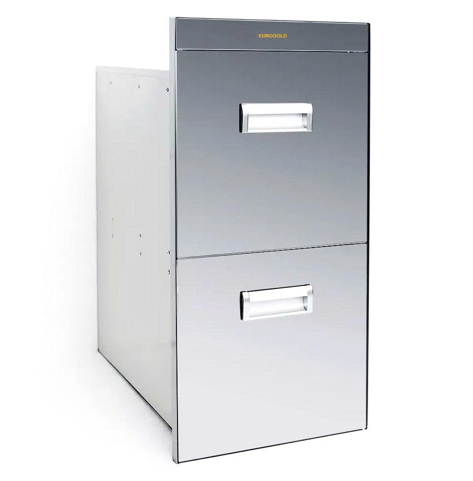 Thùng gạo gương 2 tầng EUROGOLD B323 | GB322S
