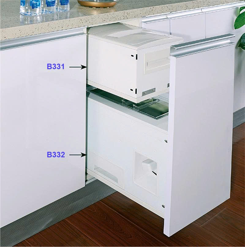 Thùng gạo nút nhấn EUROGOLD B331 | GB331W