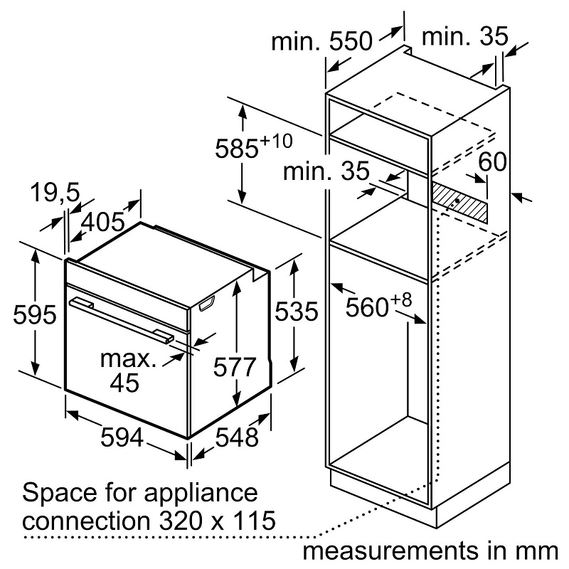 Lò nướng & Hấp BOSCH HSG7584B1 | Series 8