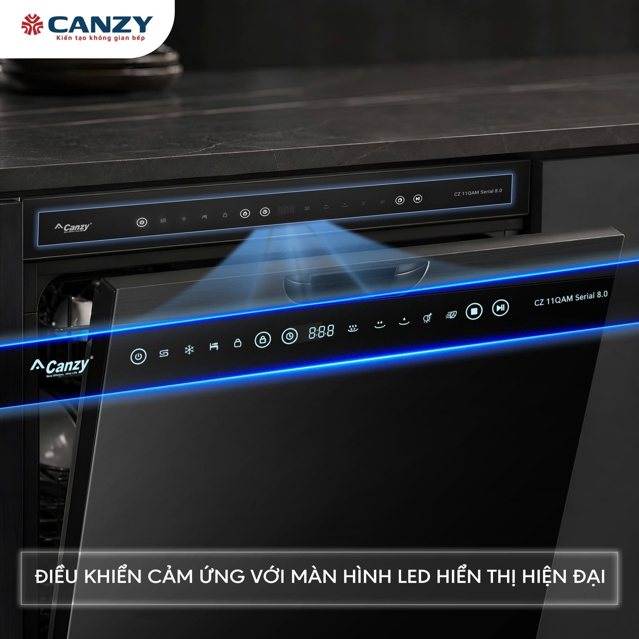Máy Rửa Bát Canzy CZ-11QAM Serial 8.0