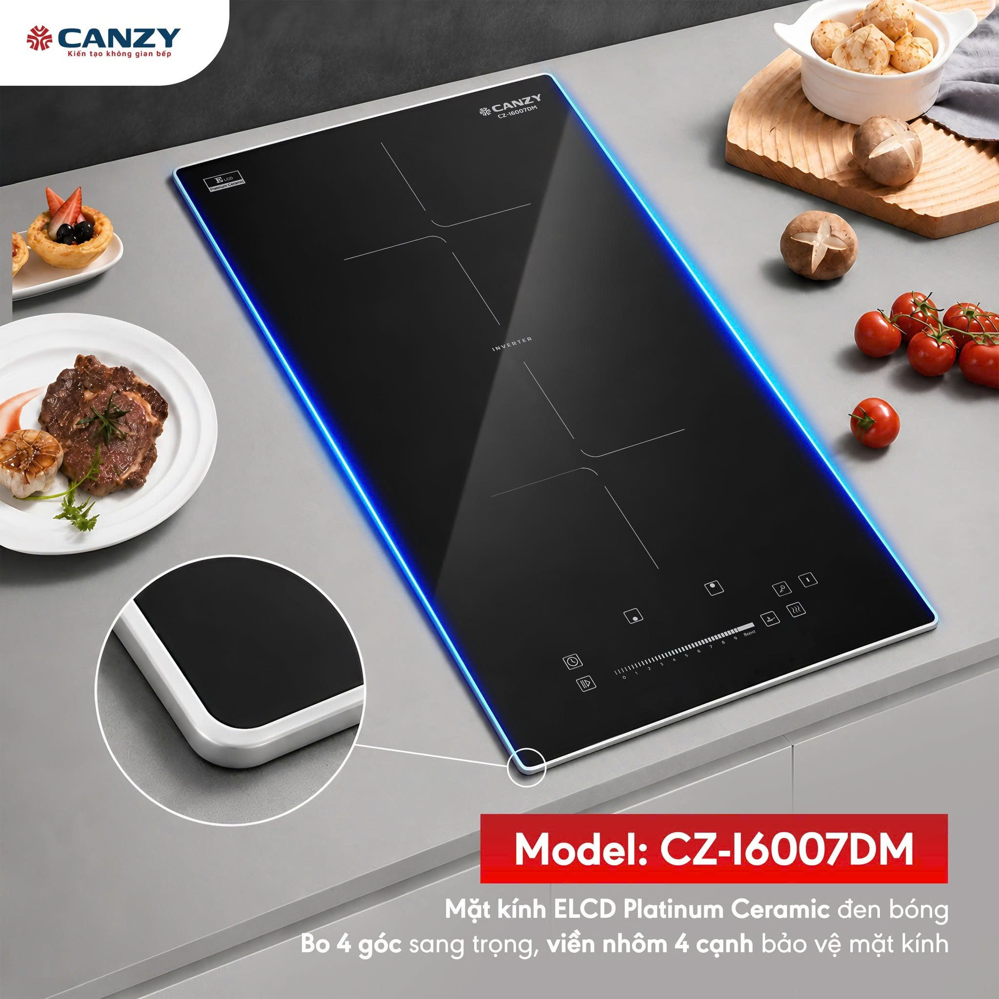 Bếp Domino Canzy CZ-I6007DM