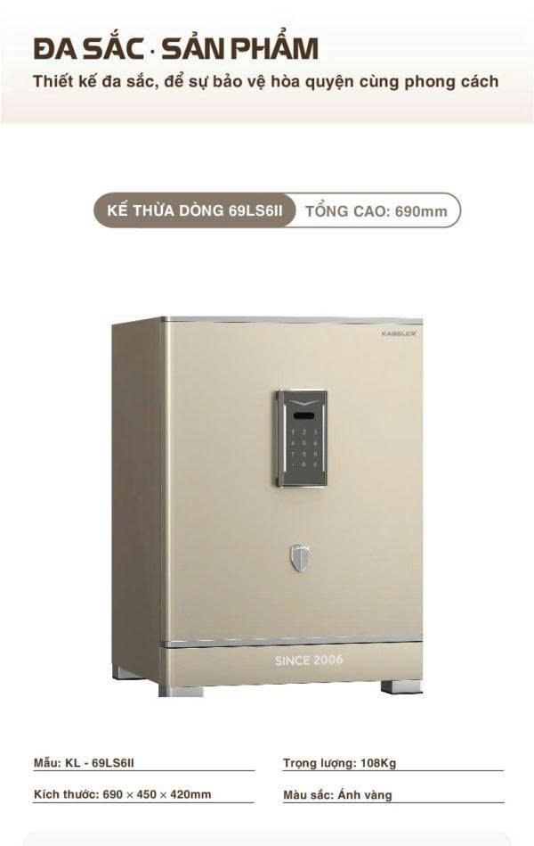 Két Sắt Thông Minh KASSLER KL-69LS6II