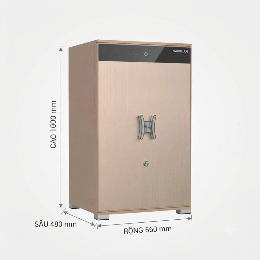 Két Sắt Thông Minh KASSLER KL-100LS7 GOLD SAND