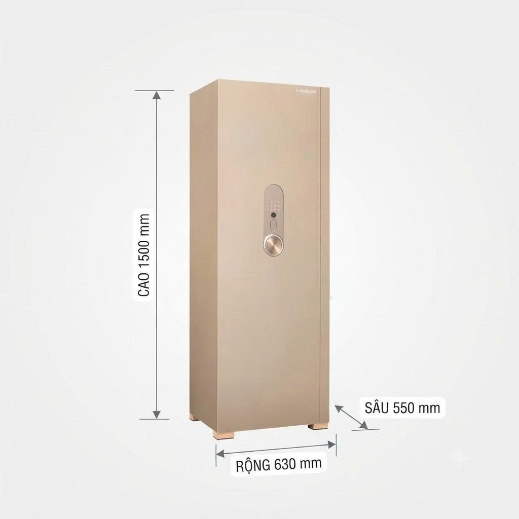 Két Sắt Thông Minh KASSLER KL-150H8 GOLD SAND