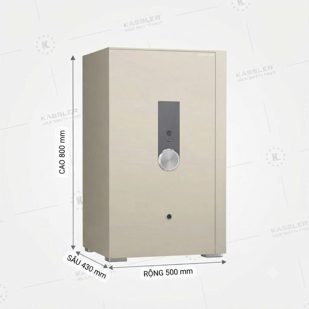 Két Sắt Thông Minh KASSLER KL-80H5 GOLD SAND