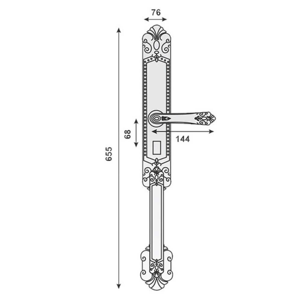 Khóa Cửa Đại Sảnh Kassler KL-979G