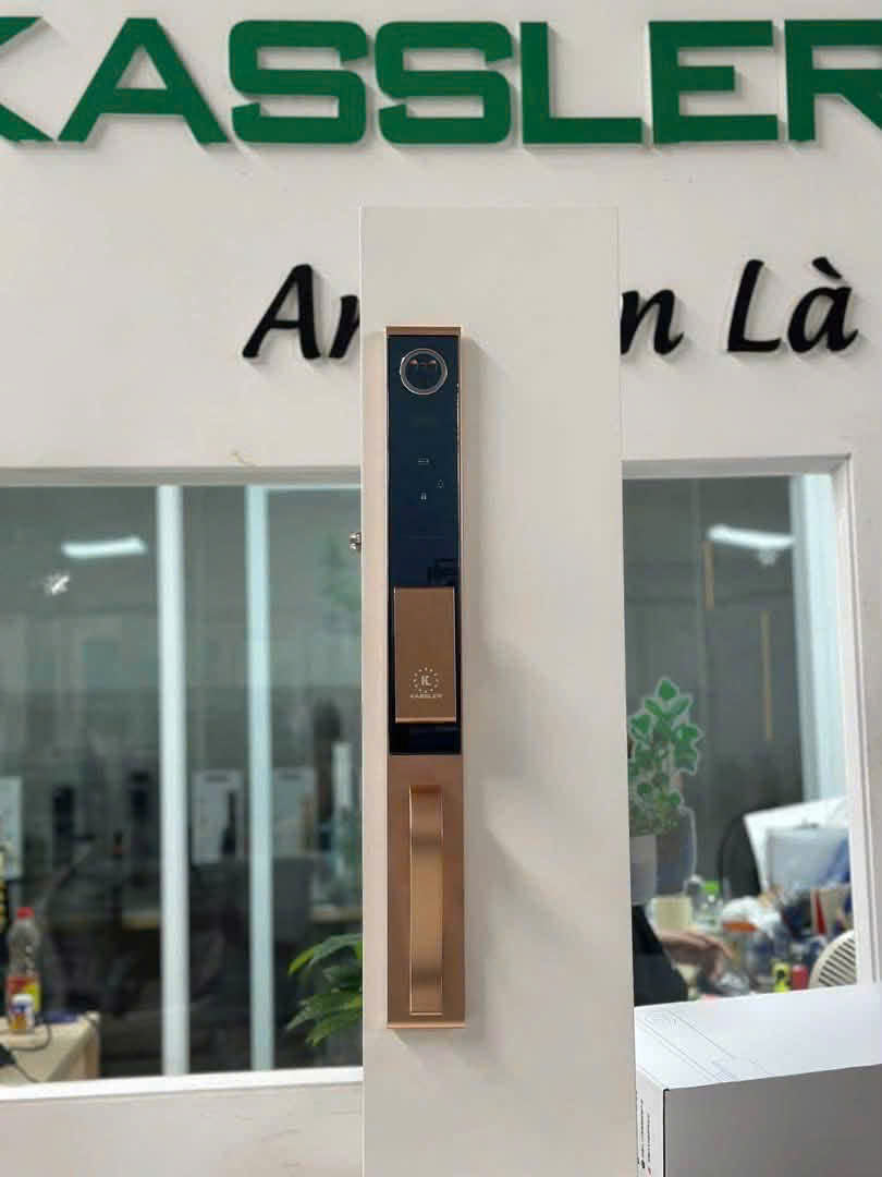 Khóa Cửa Điện Tử KASSLER KL-988 CNC CHAMPAGNE GOLD APP Tuya