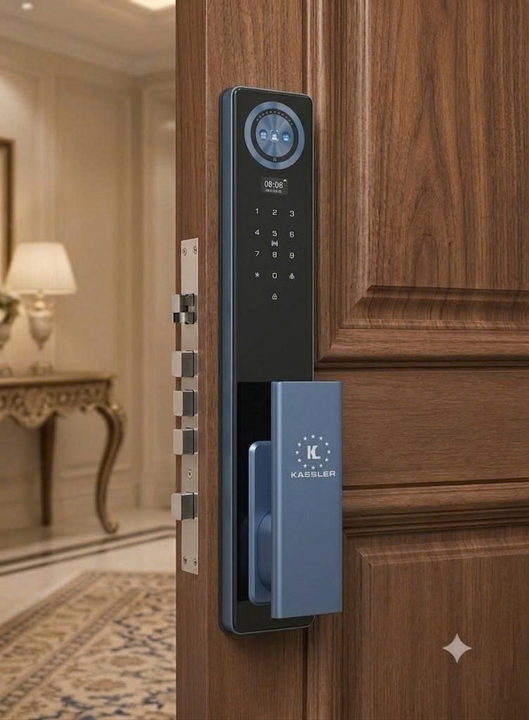Khóa Điện Tử KASSLER KL-868 CNC BLUE GREY APP