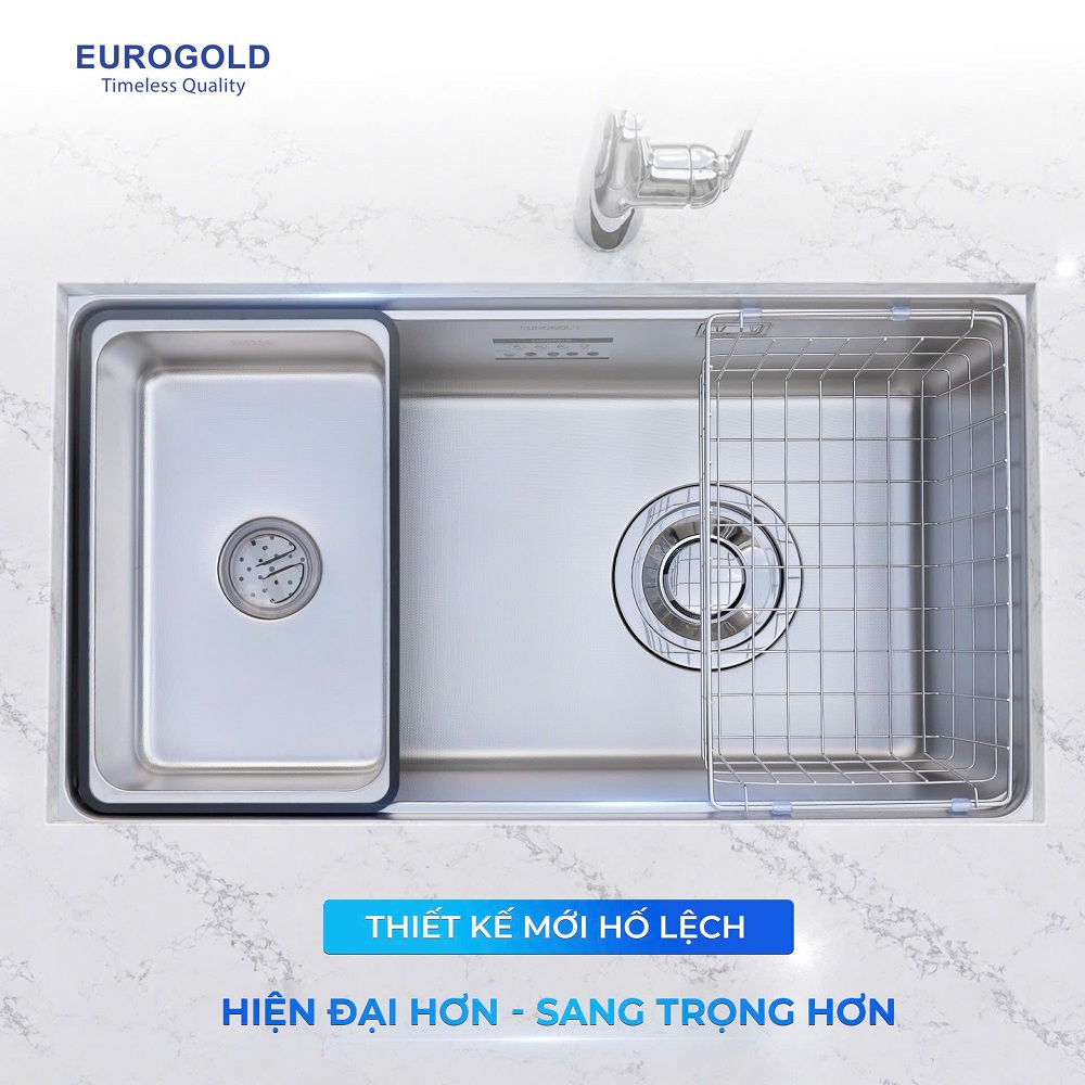 Chậu rửa bát EUROGOLD EUD17845JB