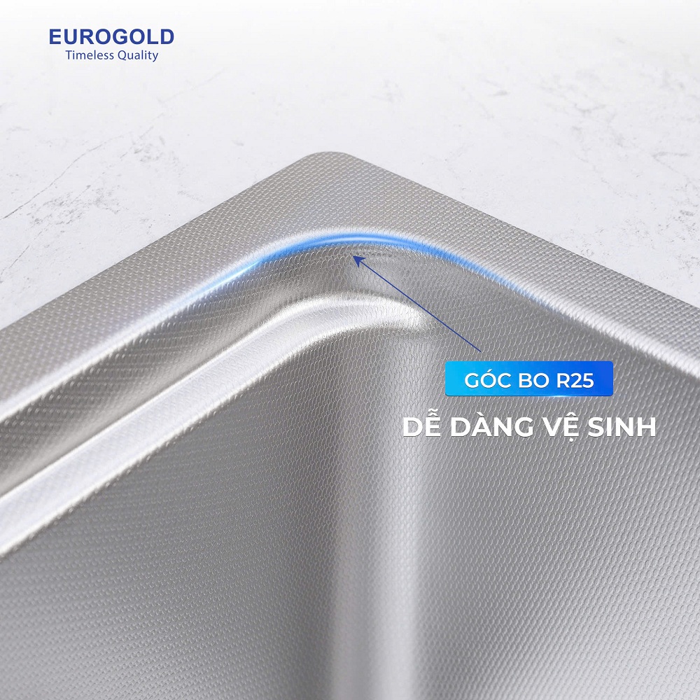 Chậu rửa bát EUROGOLD EUD17845JB