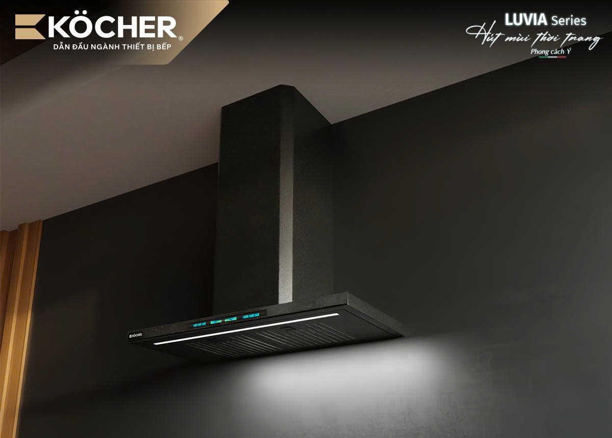 Máy hút mùi Luvia Black Matte 90cm