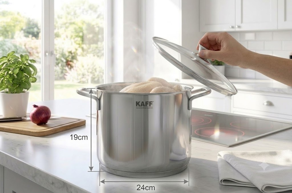 Bộ nồi chảo KAFF KF-ST00519R