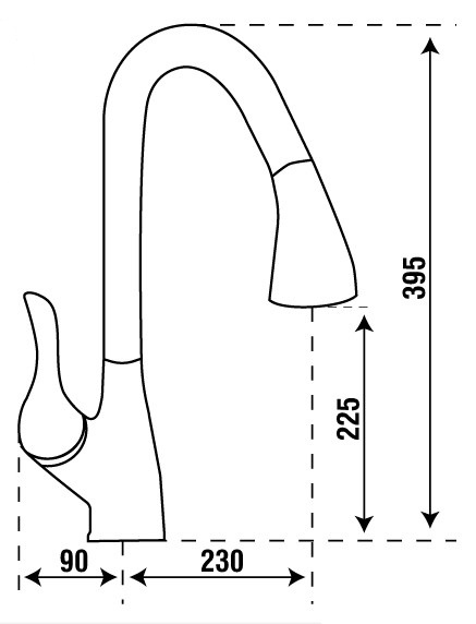 Vòi Rửa Bát Pona PNK-092C