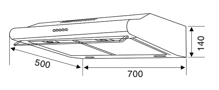 Máy Hút Mùi Canzy CZ-C507B