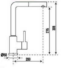 Vòi Rửa Bát Pona PNK2-2385