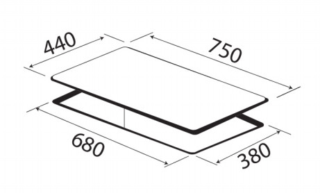 Bếp gas âm KAFF KF-216