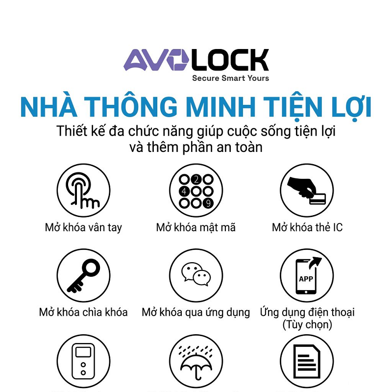 Khóa Điện Tử AVOLOCK AC-9701-G