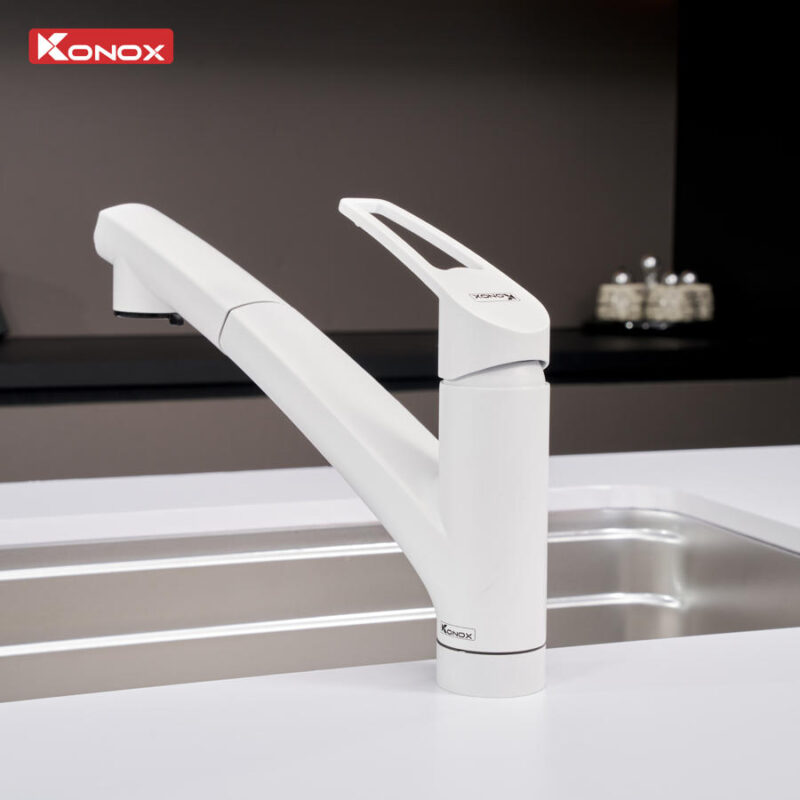 Vòi rửa bát KONOX Kira White