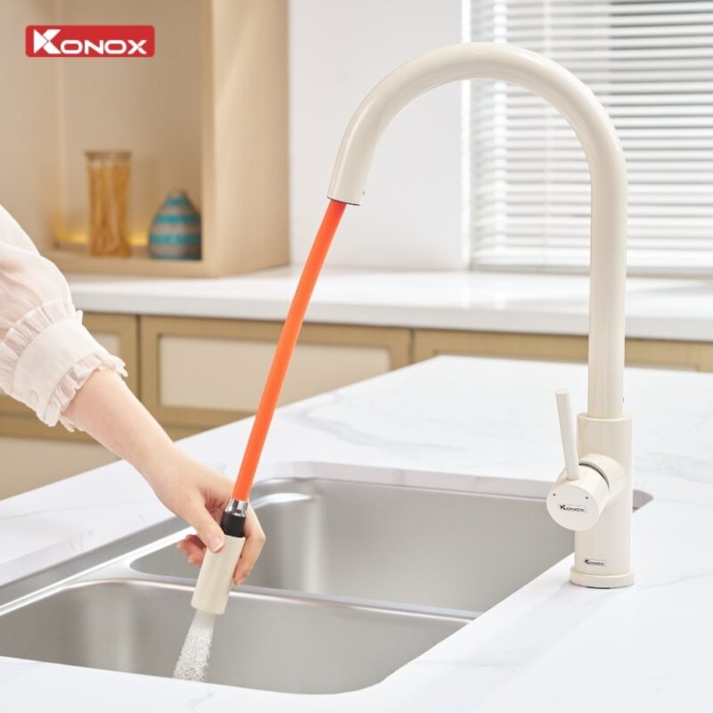Vòi rửa bát KONOX Reno Smart Nude