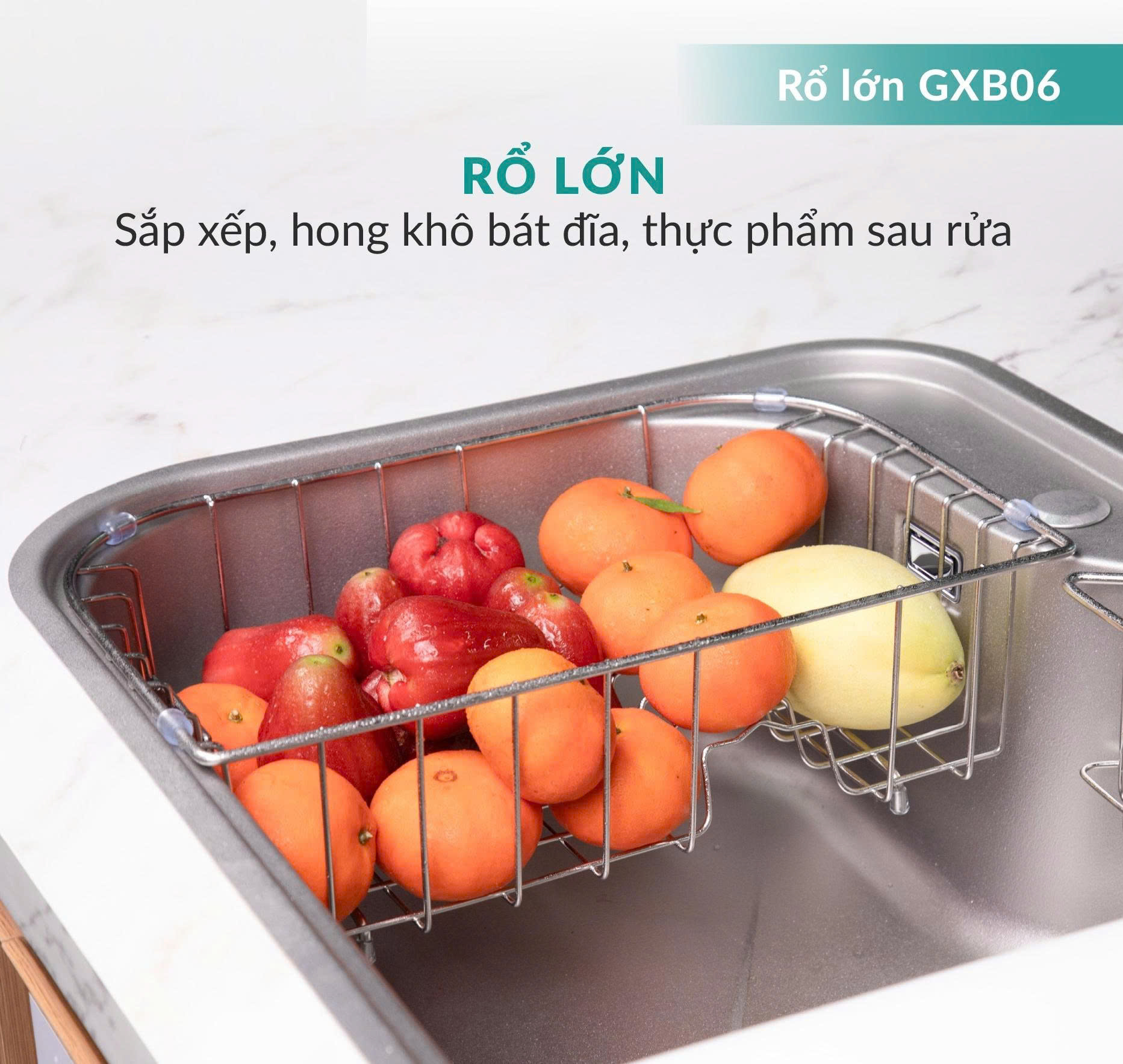 Chậu rửa GrandX GX7848JP Hikari