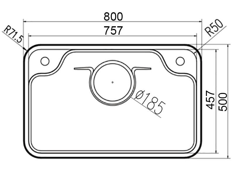 Chậu rửa GrandX GX8050JP Hikari