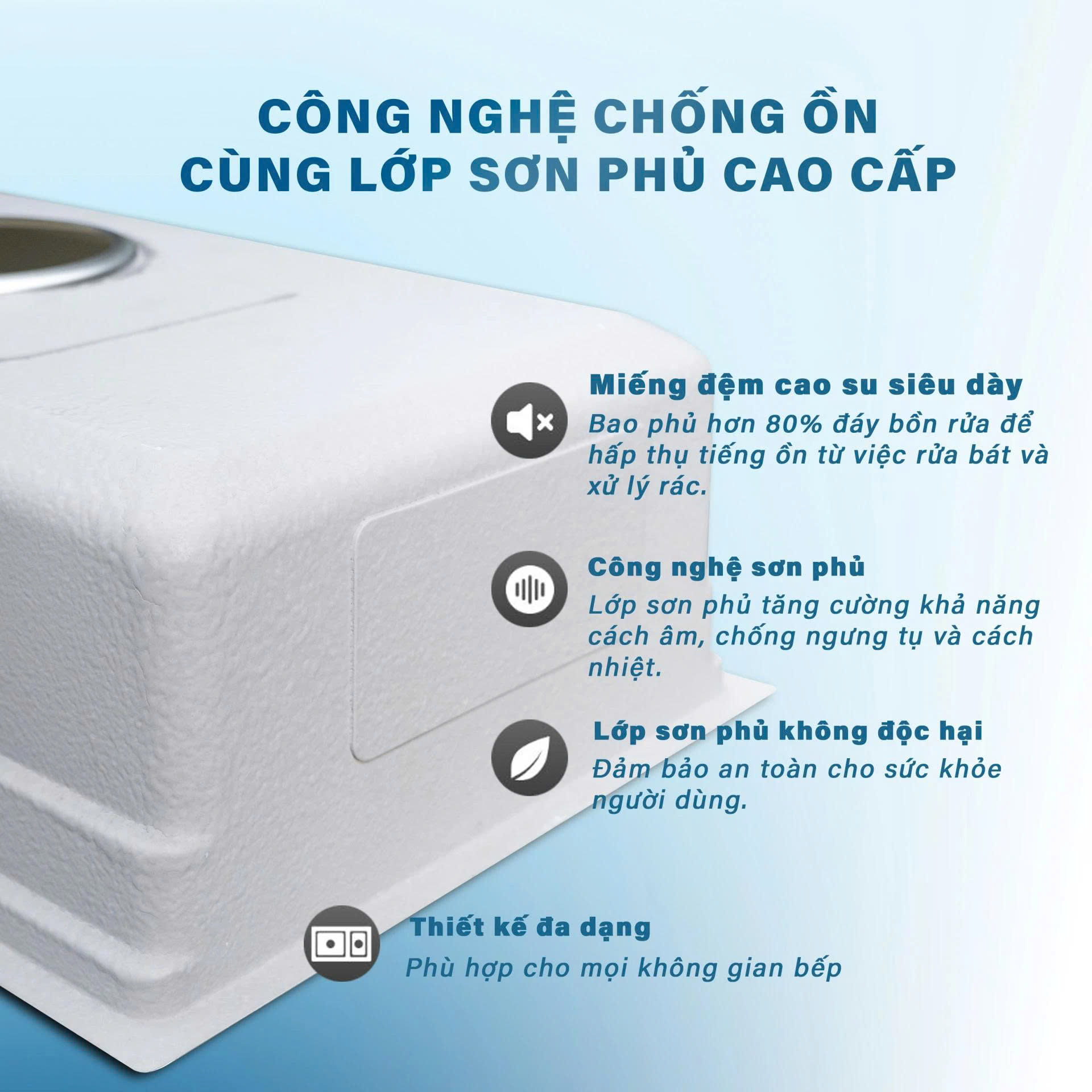 Chậu rửa GrandX GX7845JP Hikari