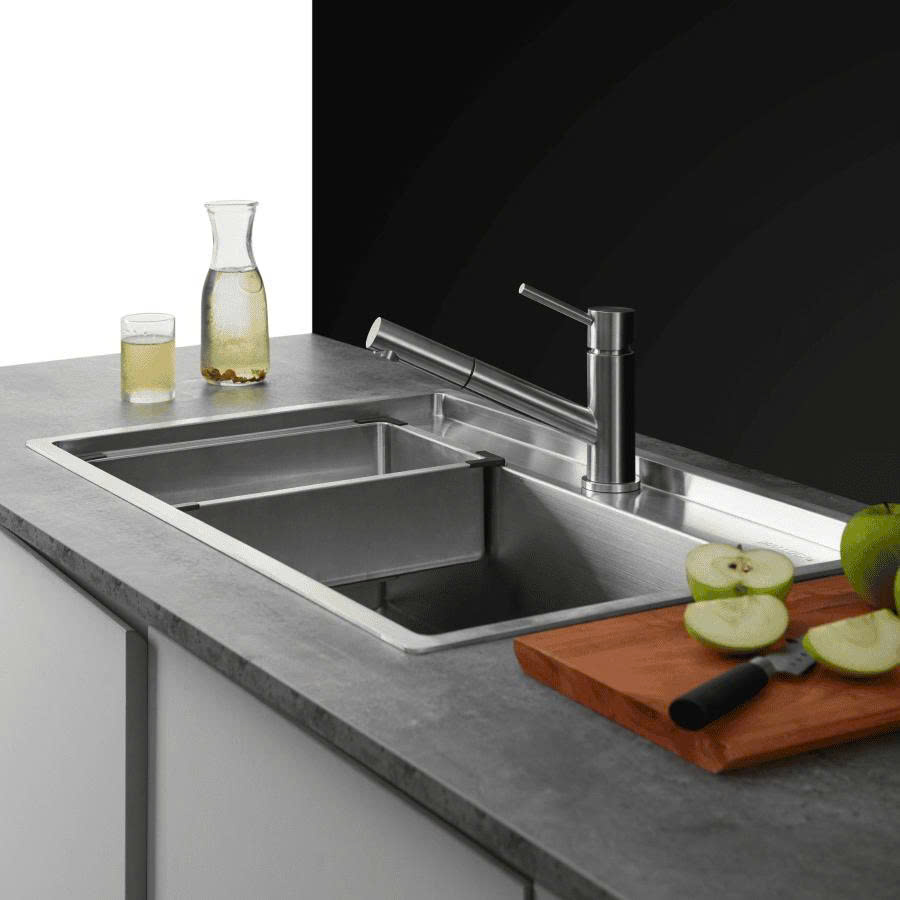 Vòi nóng lạnh dây rút inox 304 Malloca K110SS
