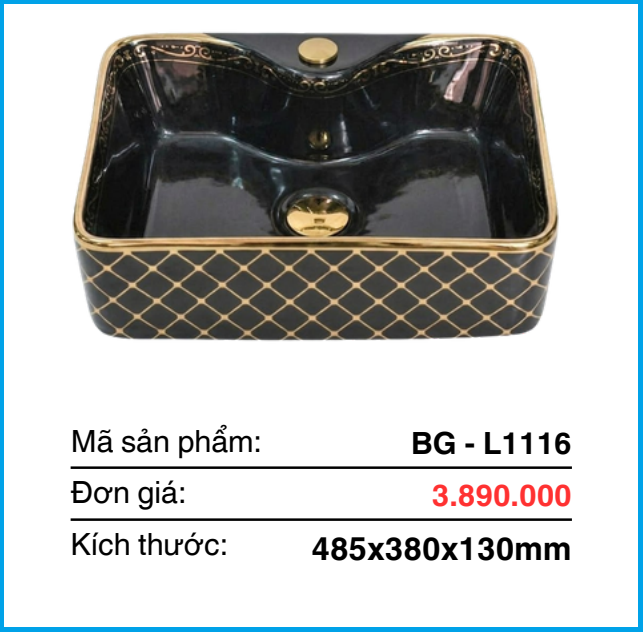 Lavabo B-GEM BG-L1116