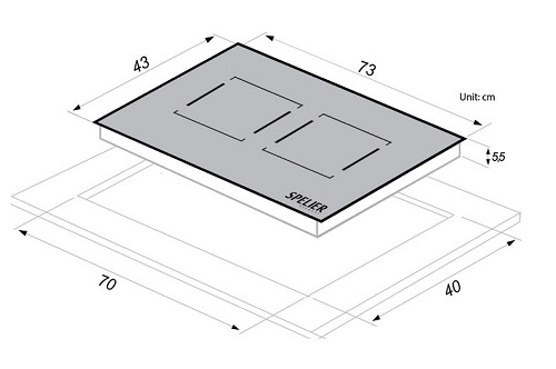 Bếp Từ Đôi SPELIER SPM-989QV