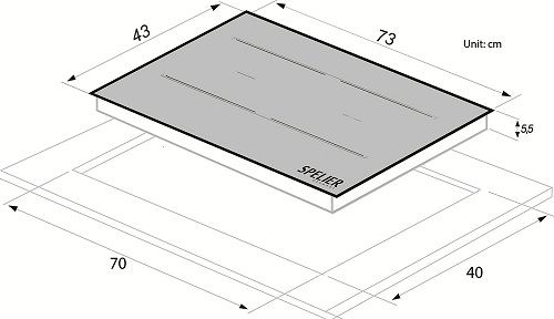 Bếp Từ Đôi SPELIER  SPM-929I PLUS