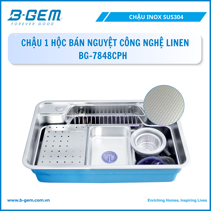 Chậu Rửa B-GEM BG-7848CPH